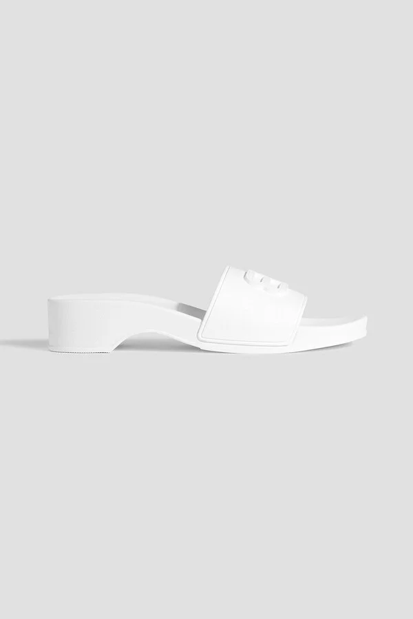 BB embossed rubber slides