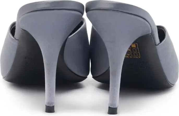 BB-logo satin mules - Image 4