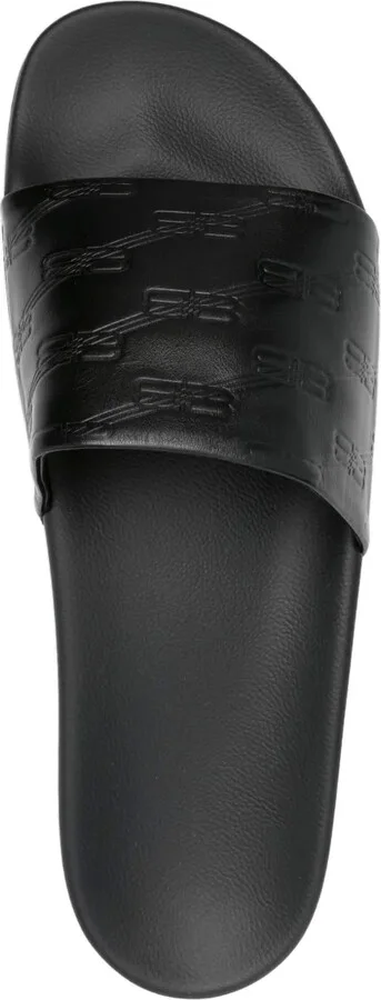 BB-monogram leather pool slides - Image 4