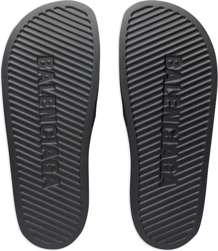 BB-monogram leather pool slides - Image 5