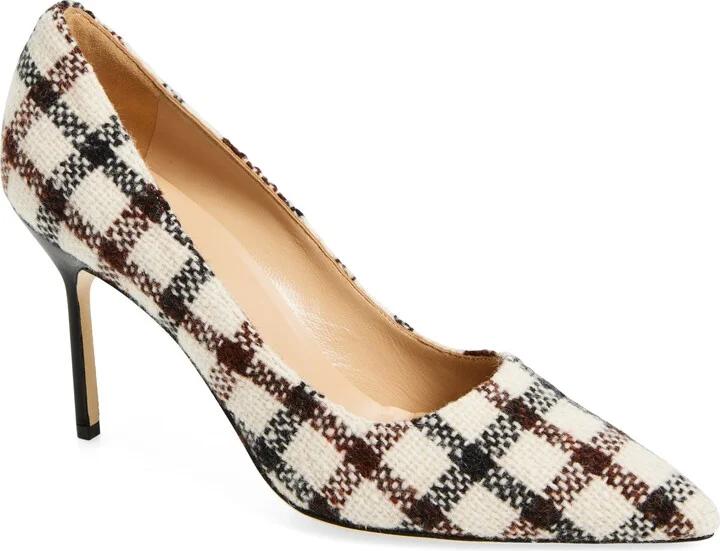 BB Pointed Toe Tweed Pump