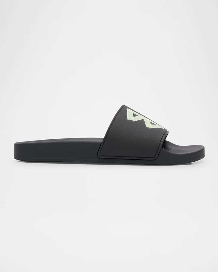 BB Tape Logo Pool Slide Sandals