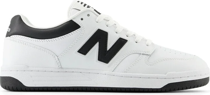 BB480LBK Sneaker Men's 5 Black White Leather Lifestyle Shoes ZOGG122