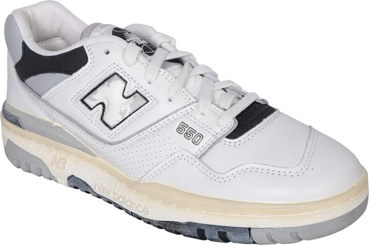 Bb550 White/black Sneakers - Image 2