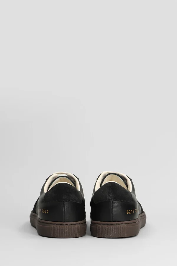 Bball Slim Sneakers In Black Suede And Leather - Image 4