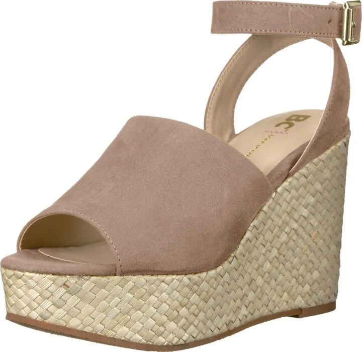 BC Footwear Women's Wild Orchids Espadrille Wedge Sandal