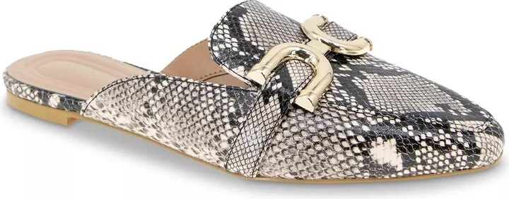 Grey/Black Snake Print