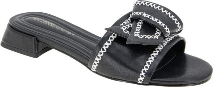 BCBGeneration Women's Amora Low Block Heel Dress Sandals