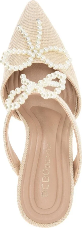 BCBGeneration Women's Bardia Double Bow Pumps - Natural/Pearl - Image 4