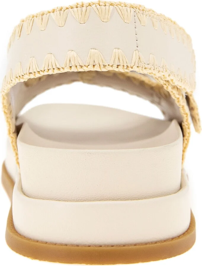 BCBGeneration Women's Beena Footbed Hook and Loop Flatform Sandals - Image 3