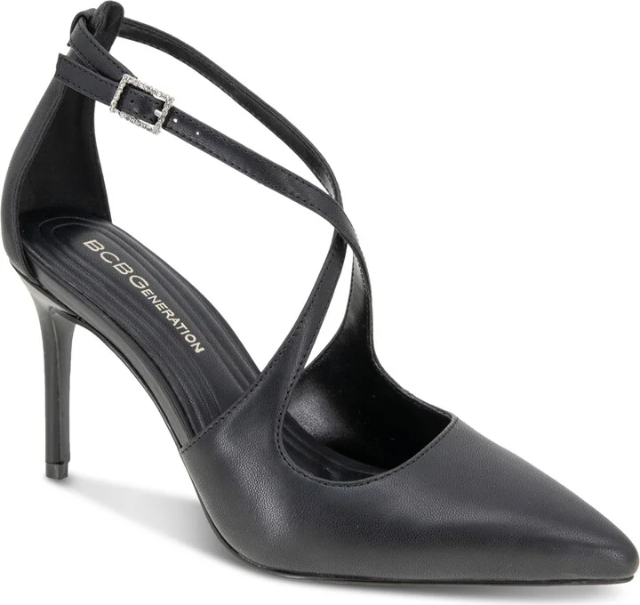 BCBGeneration Women's Bromi Criss-Cross Strappy Pumps