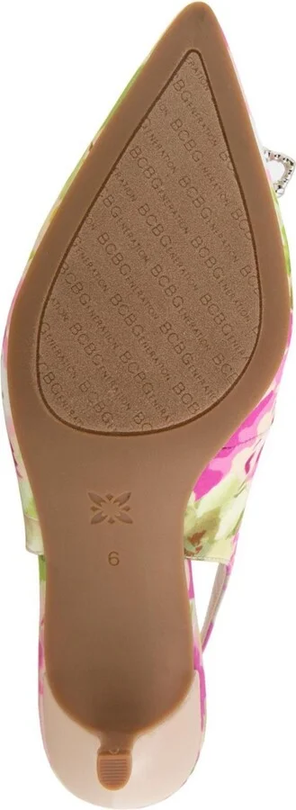 BCBGeneration Women's Donna Slingback Bow Dress Pumps - Image 5