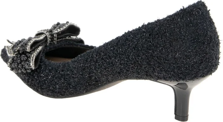 BCBGeneration Women's Dovi Bow Kitten Heel Dress Pumps - Image 6