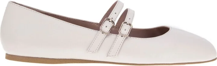 BCBGeneration Women's Harisa Slip-On Buckle Square Toe Mary Jane Ballet Flats - Image 2
