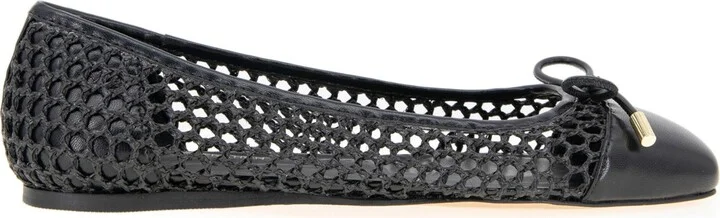 BCBGeneration Women's Hartly Woven Raffia Square Toe Ballet Flats - Image 7