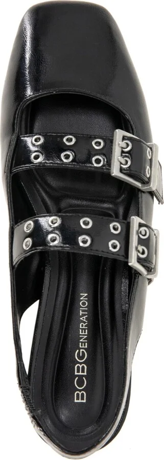BCBGeneration Women's Hendo Double Buckle Slingback Flats - Image 8
