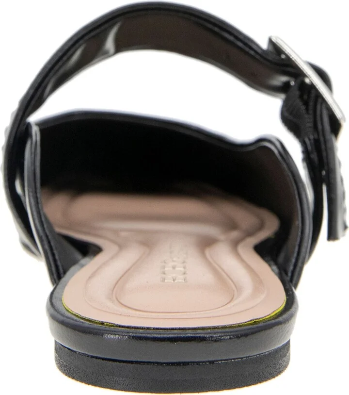 BCBGeneration Women's Hope Square Toe Buckle Slide Flat Mules - Image 3