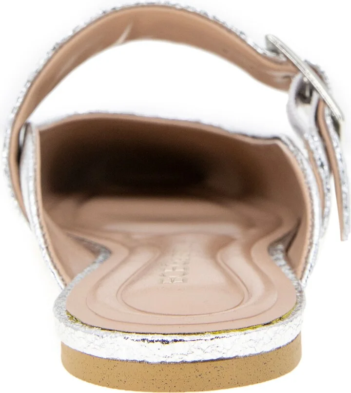 BCBGeneration Women's Hope Square Toe Buckle Slide Flat Mules - Image 7