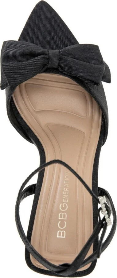 BCBGeneration Women's Ilana Two-Piece Bow Dress Sandals - Image 4