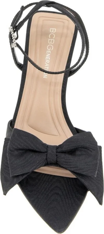 BCBGeneration Women's Ilana Two-Piece Bow Dress Sandals - Image 6