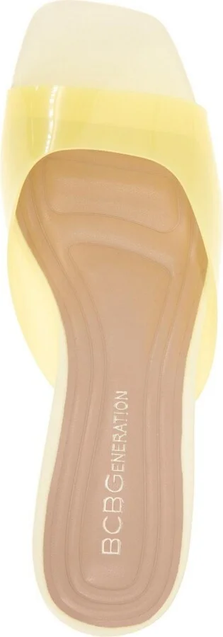 BCBGeneration Women's Inika Vinyl Slip On Dress Sandals - Image 4
