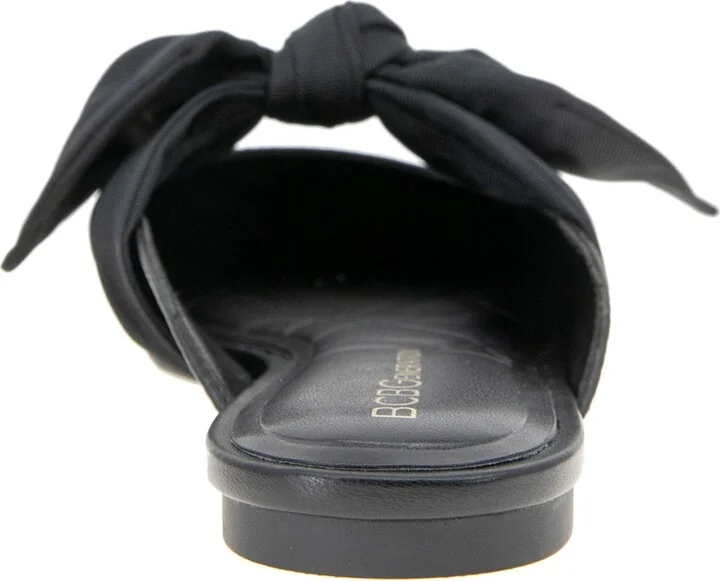 BCBGeneration Women's Kandy Slip-On Pointy Toe Bow Dress Flats - Black/Black - Image 3