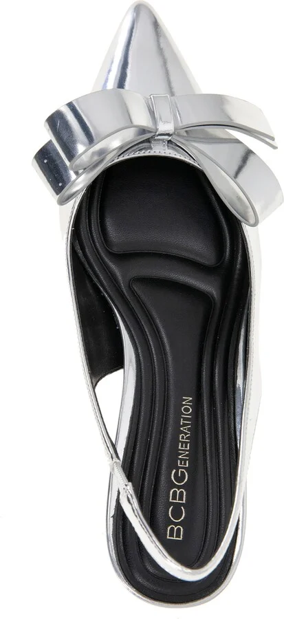 BCBGeneration Women's Kasti Slingback Kitten-Heel Bow Pumps - Image 4
