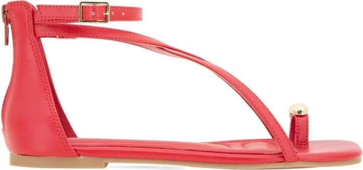 BCBGeneration Women's Kline Crisscross Toe Ring Flat Sandals - Image 2