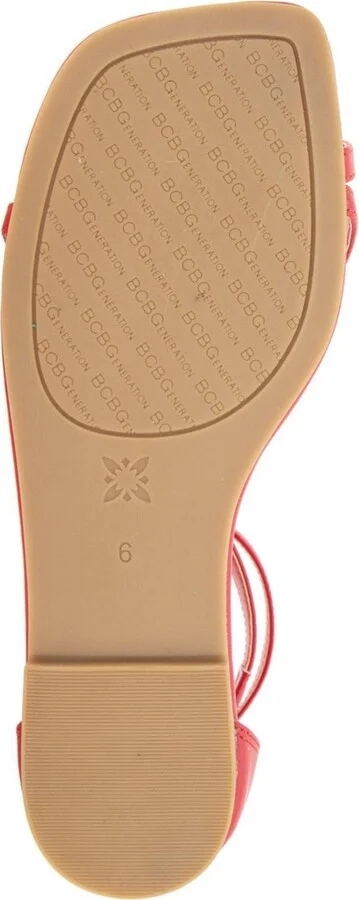 BCBGeneration Women's Kline Crisscross Toe Ring Flat Sandals - Image 5
