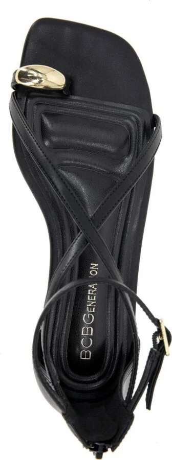 BCBGeneration Women's Kline Crisscross Toe Ring Flat Sandals - Image 9