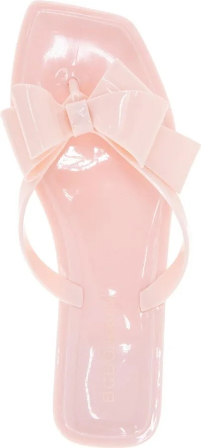 BCBGeneration Women's Lima Bow Jelly Flat Sandals - Image 4