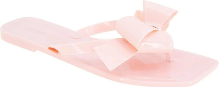 BCBGeneration Women's Lima Bow Jelly Flat Sandals