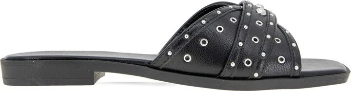 BCBGeneration Women's Lucca Studded Slide Flat Sandals - Image 2