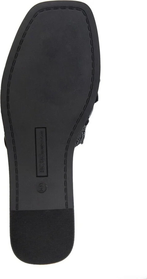 BCBGeneration Women's Mazey Flower Slide Flat Sandals - Image 10