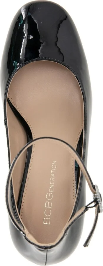 BCBGeneration Women's Melbie Ankle Strap Block Heel Pumps - Image 4
