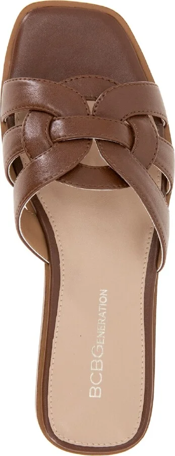 BCBGeneration Women's Meltem Slide Flat Sandals - Image 11