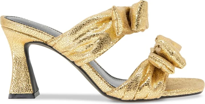 BCBGeneration Women's Ramira Double-Band Bow High Heel Dress Sandals - Image 7