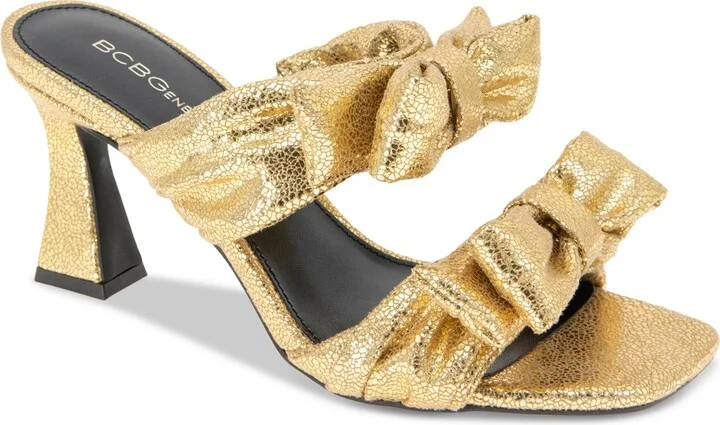 Gold Crinkle Metallic