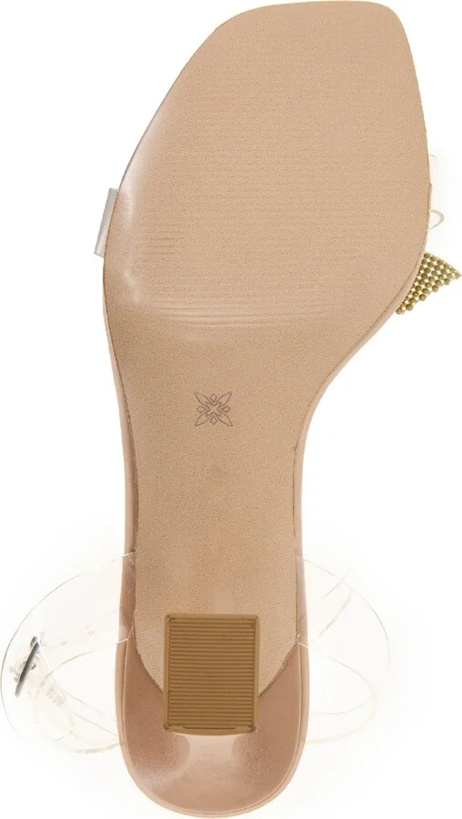 BCBGeneration Women's Relso Bow Dress Sandals - Clear, Tan - Image 5