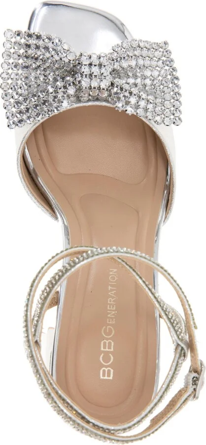 BCBGeneration Women's Tawny Block-Heel Bow Dress Sandals - Image 4