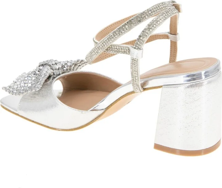 BCBGeneration Women's Tawny Block-Heel Bow Dress Sandals - Image 6