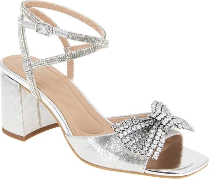 BCBGeneration Women's Tawny Block-Heel Bow Dress Sandals
