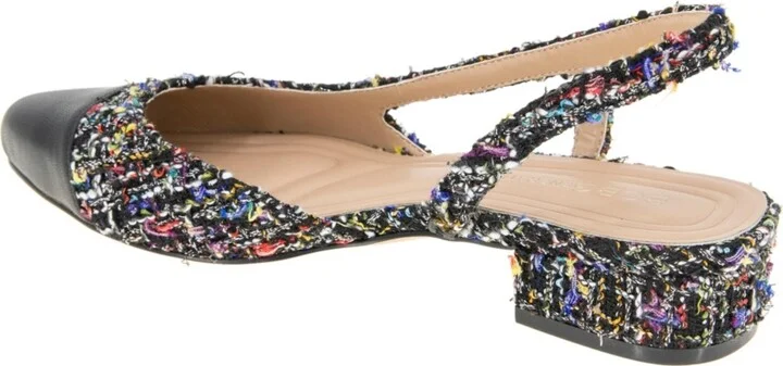 BCBGeneration Women's Tillie Cap Toe Slingback Block Heel Pumps - Viva Pink/Black - Image 10
