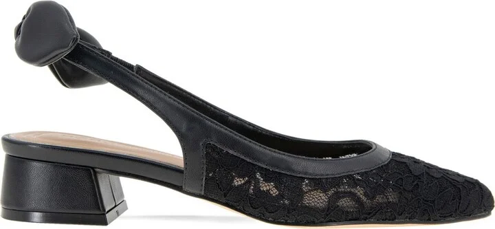 BCBGeneration Women's Torna Lace Slingback Block Heel Pumps - Image 2