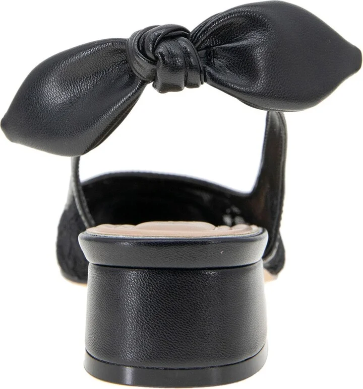 BCBGeneration Women's Torna Lace Slingback Block Heel Pumps - Image 3