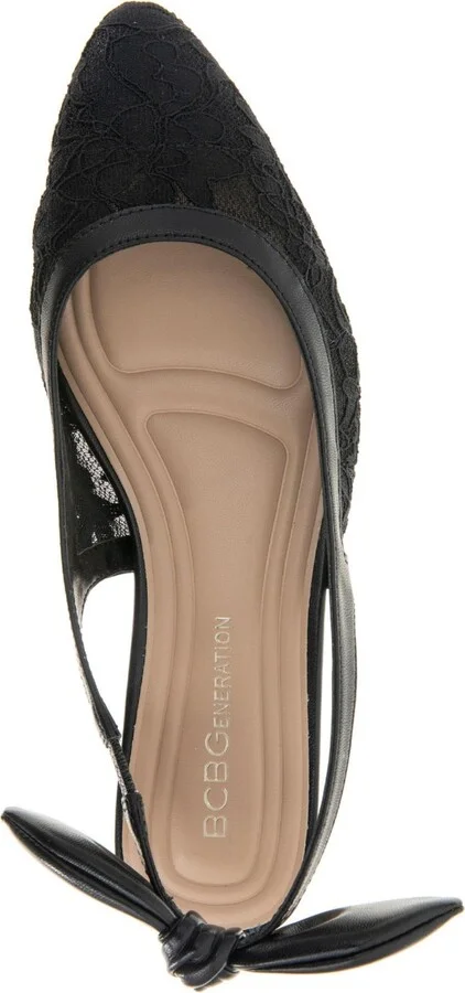 BCBGeneration Women's Torna Lace Slingback Block Heel Pumps - Image 4