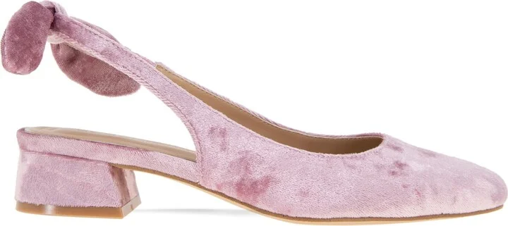 BCBGeneration Women's Torna Velvet Slingback Block Heel Pumps - Image 2