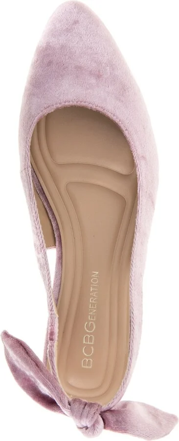 BCBGeneration Women's Torna Velvet Slingback Block Heel Pumps - Image 4