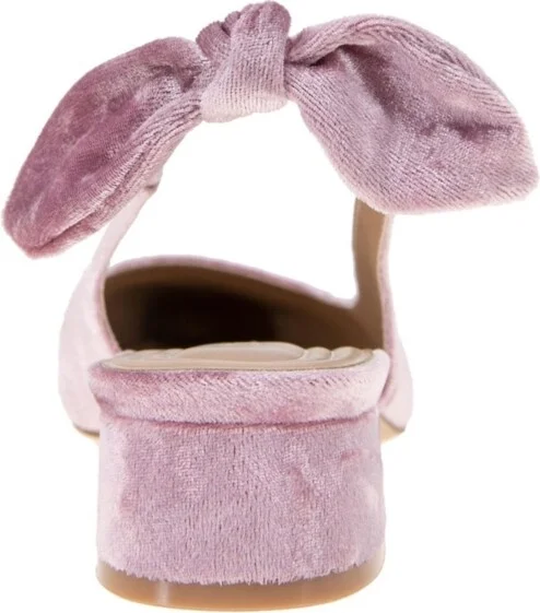 BCBGeneration Women's Torna Velvet Slingback Block Heel Pumps - Image 6