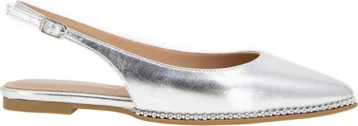 BCBGeneration Women's Valerie Studded Slingback Pointed-Toe Flats - Image 2